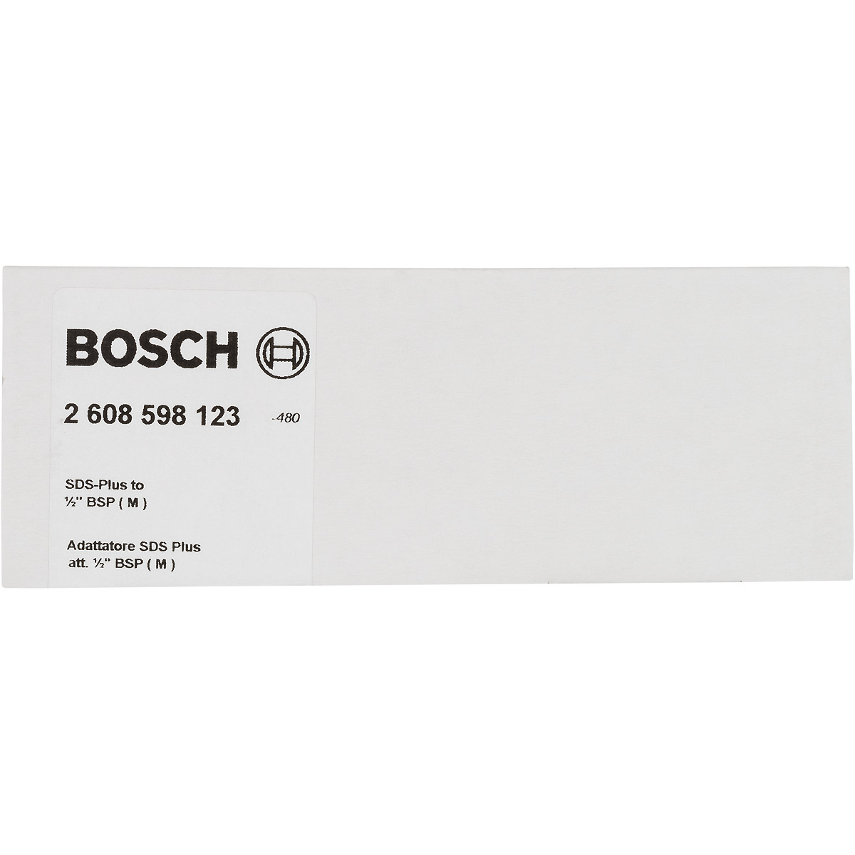 Bosch Adapter für Diamantbohrkronen, Maschinenseite SDS plus,Kronenseite G 1/2Zoll,115