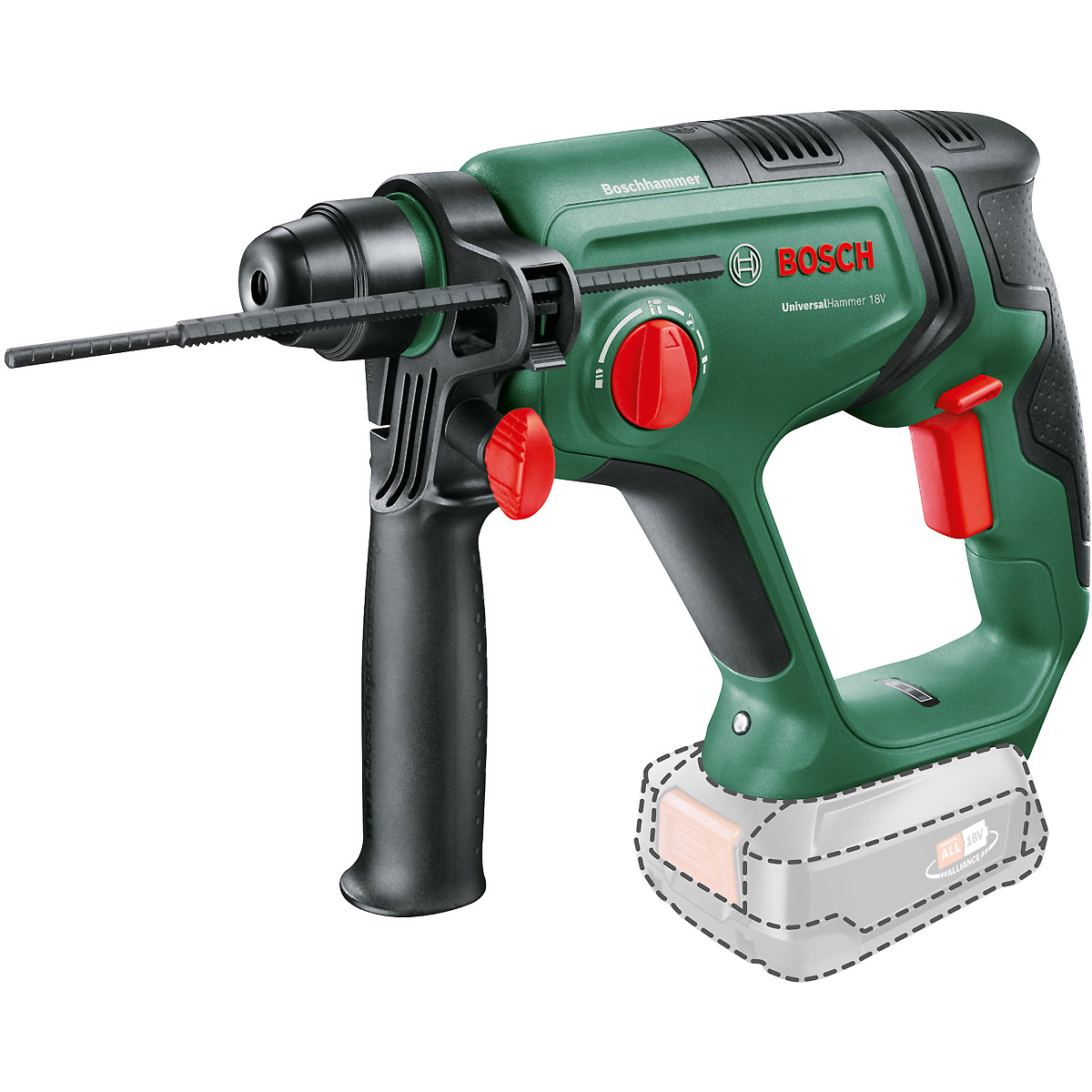 Bosch Akku-Bohrhammer UniversalHammer 18V
