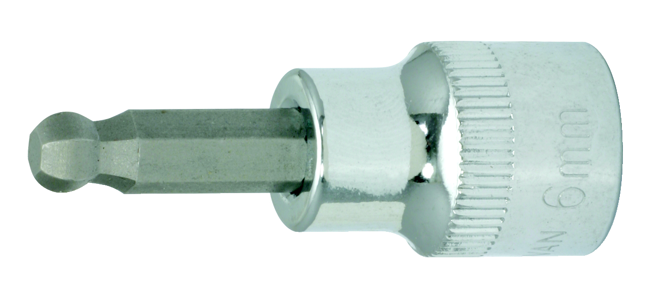 KS Tools 3/8" CHROMEplus Bit-Stecknuss,Kugelkopf