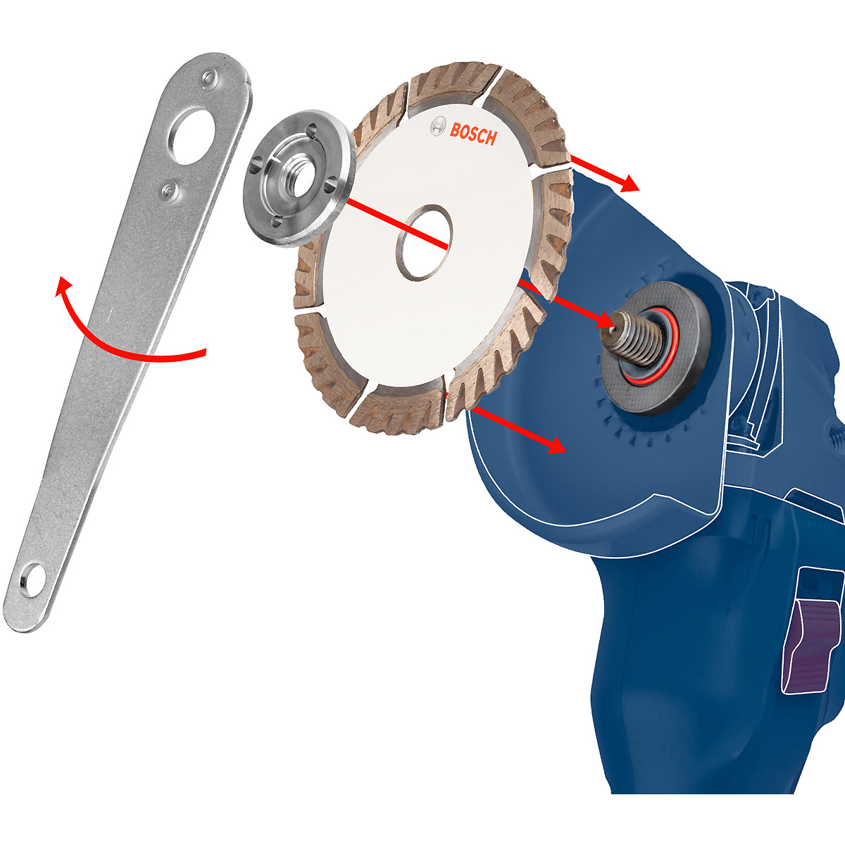 Bosch EXPERT Carbide Multi Wheel Trennscheibe, 125 mm, 22,23 mm