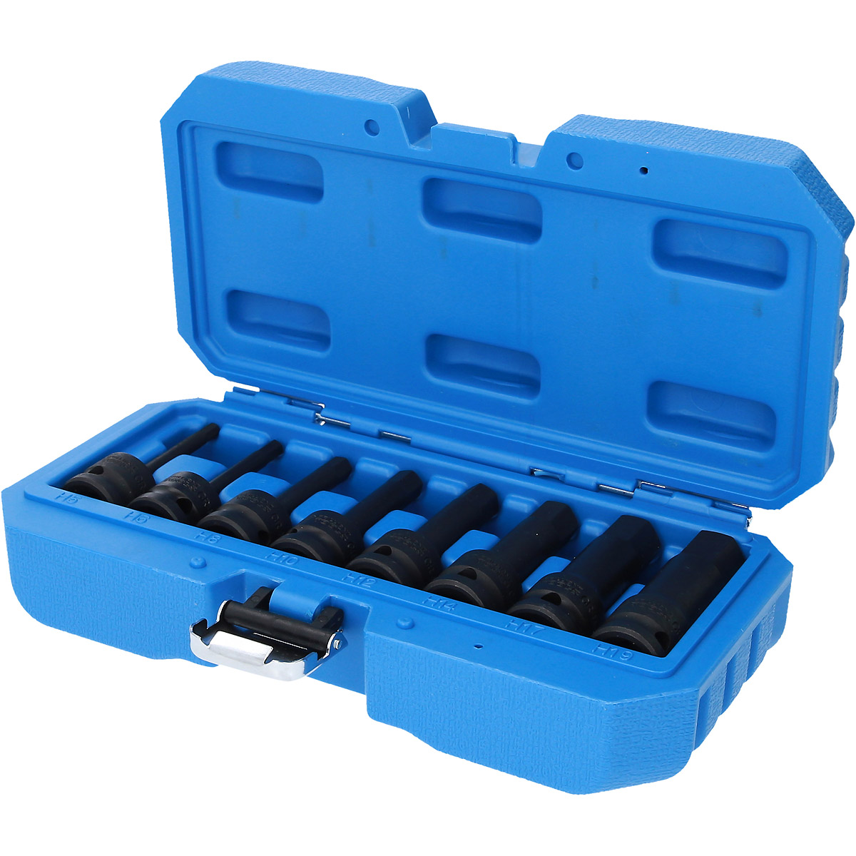 Brilliant Tools 1/2" Kraft-Bit-Stecknuss-Satz, Innensechskant, 8-tlg, 5 - 19 mm