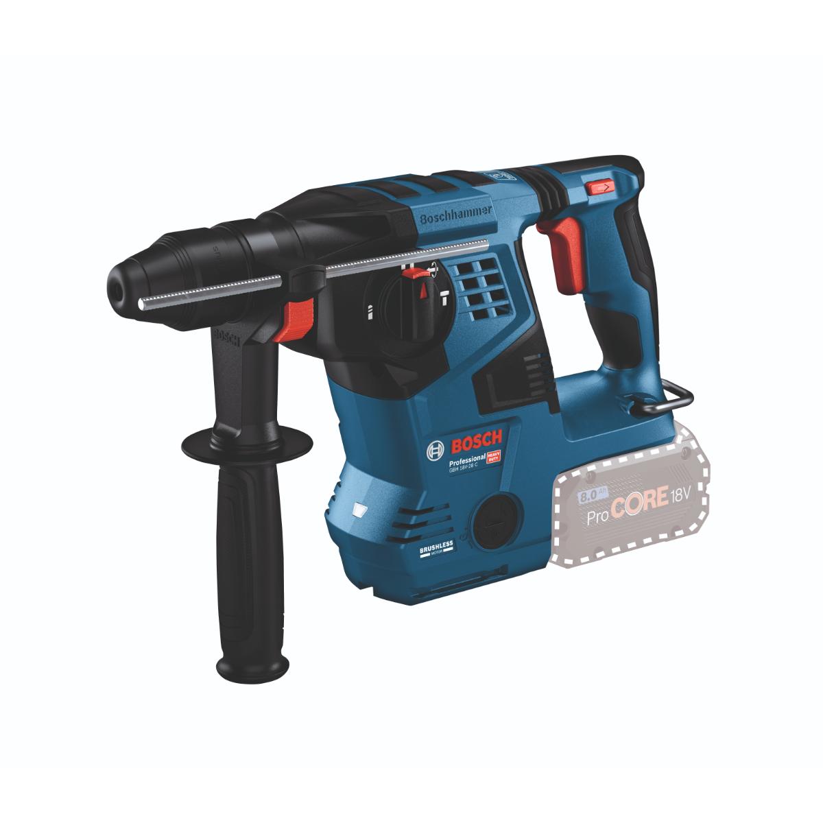 Bosch Akku-Bohrhammer mit SDS plus GBH 18V-28 C (solo, C)