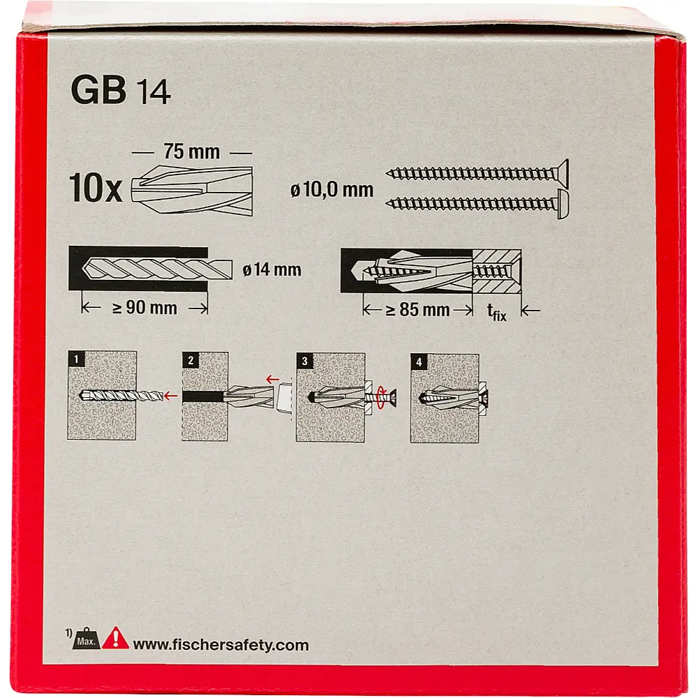 Fischer Gasbetondübel GB 14