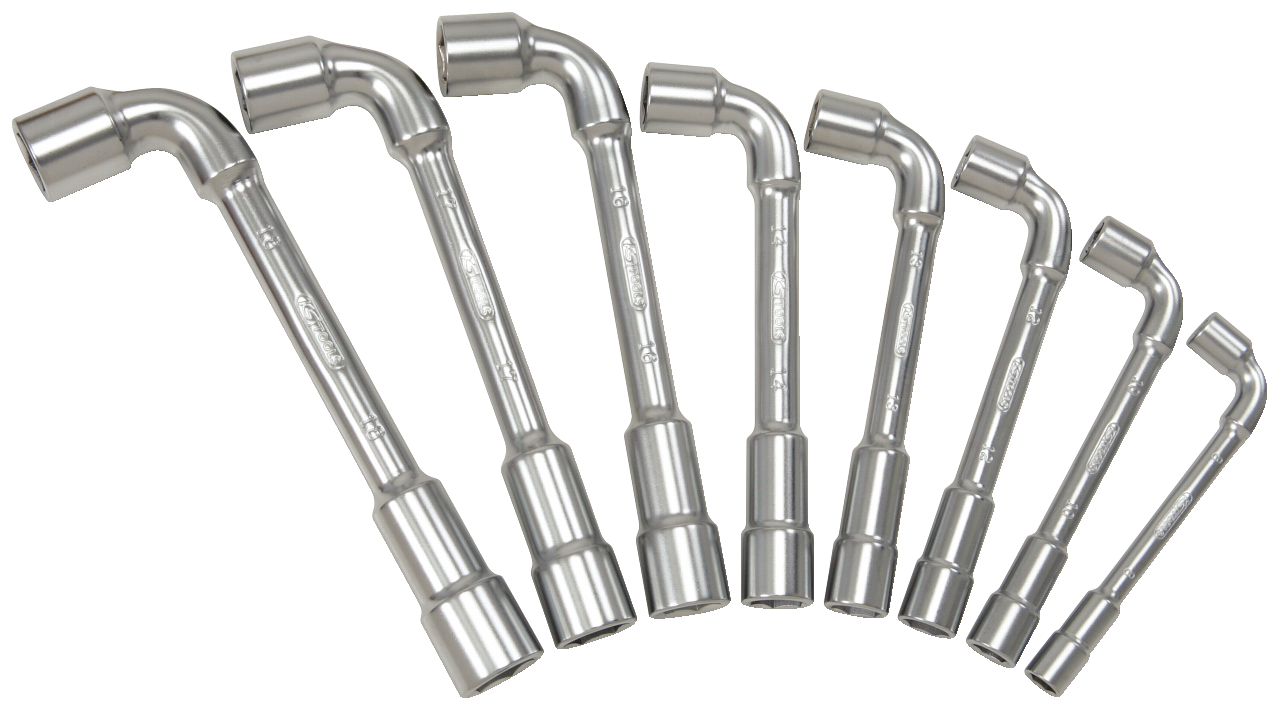 KS Tools ULTIMATEplus Doppel-Steckschlüssel-Satz, gekröpft, 9-tlg