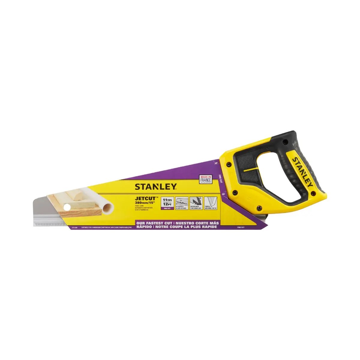 STANLEY JETCUT Handsäge 380mm 11TPI