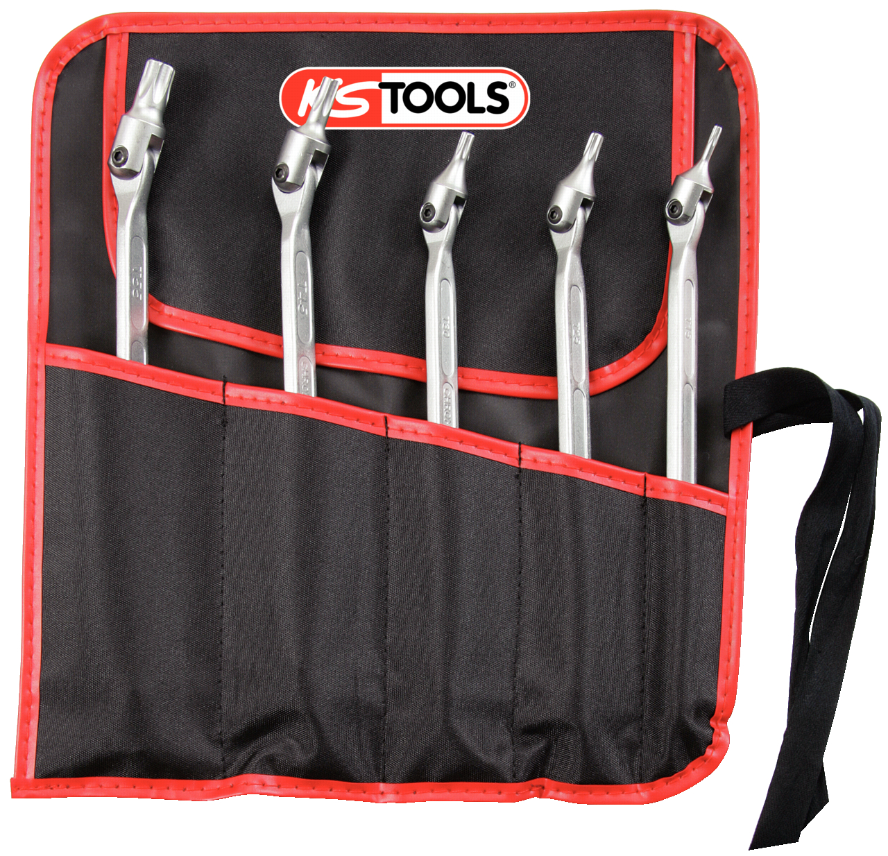 KS Tools Torx-Doppel-Gelenkschlüssel-Satz, 5-tlg