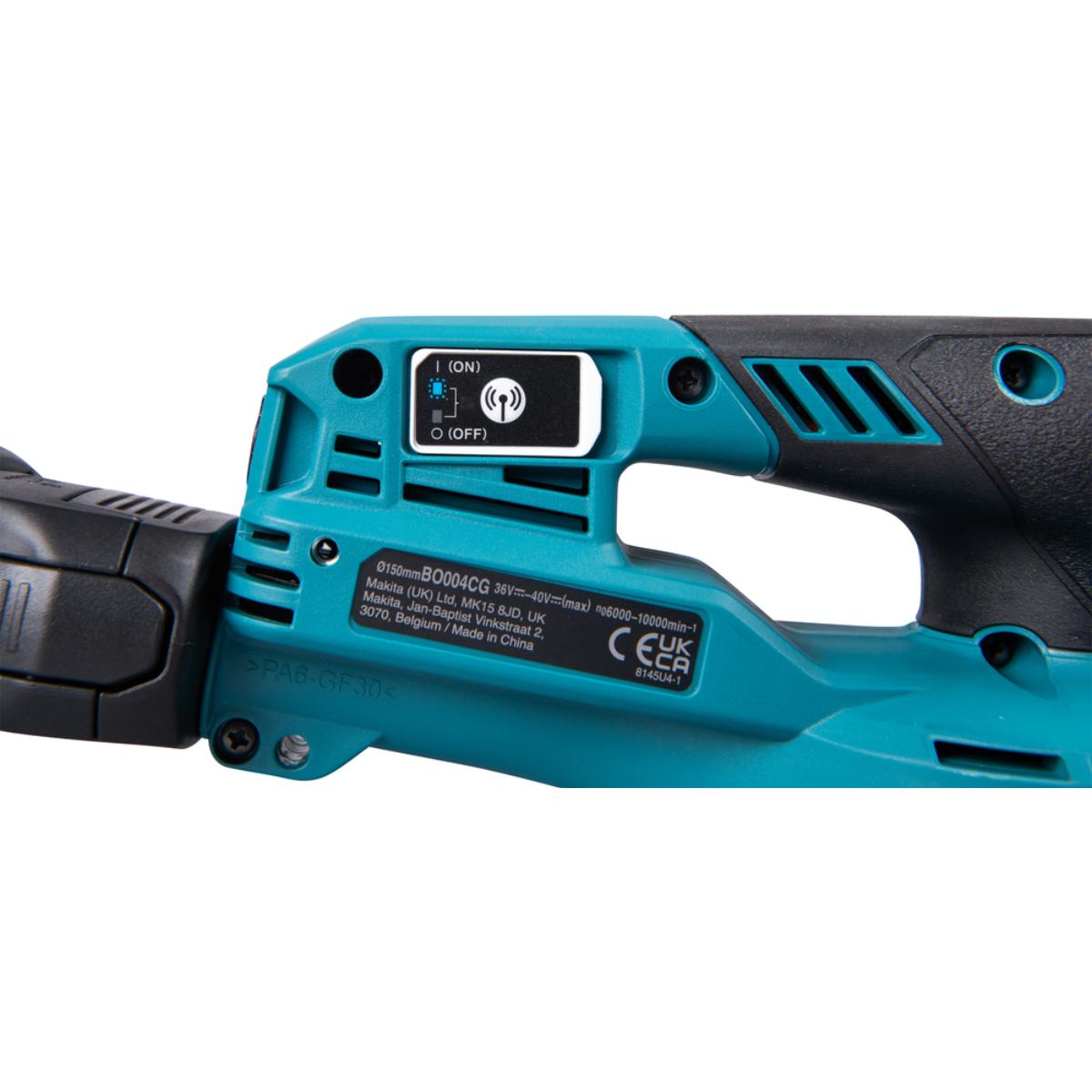 Makita Akku-Exzenterschleifer XGT - Connector - 150 mm Ø - 3,0 mm Hub - 1,6 m Kabel - BO004CGZ