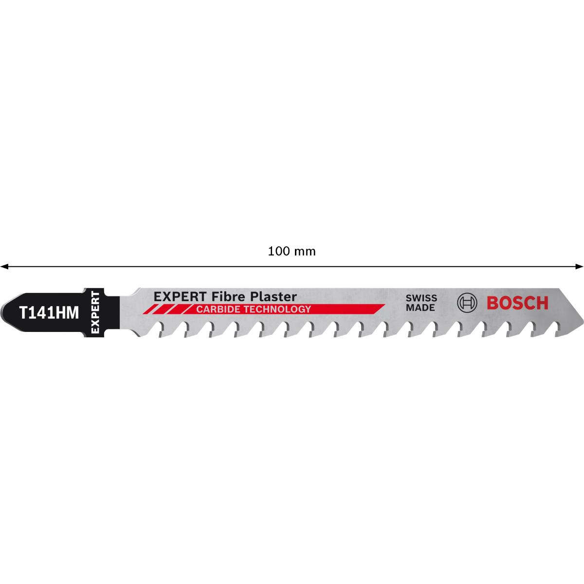 Bosch EXPERT ‘Fiber Plaster’ T 141 HM Stichsägeblatt, 3 Stück