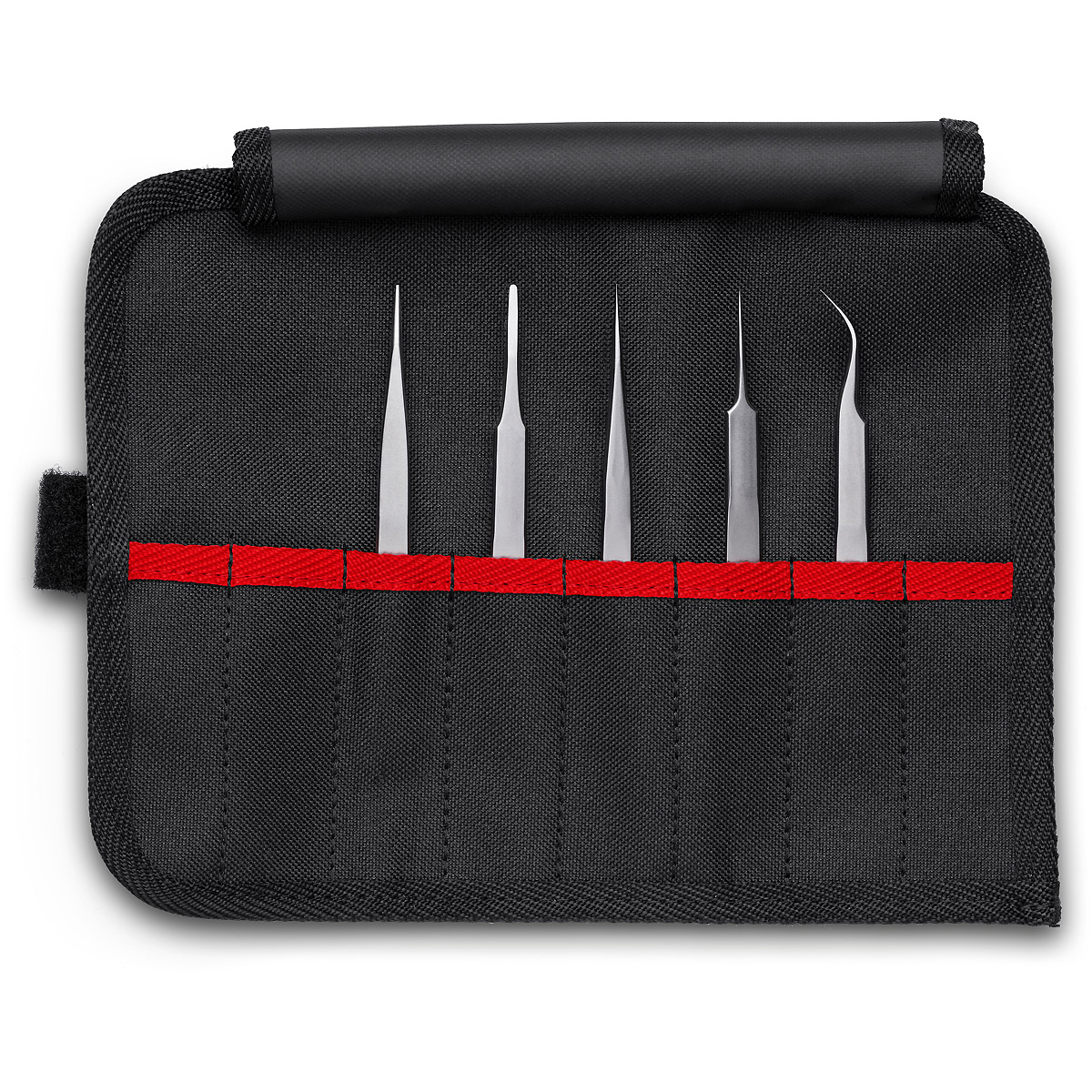 KNIPEX Präzisionspinzetten-Set 5-teilig 195 mm