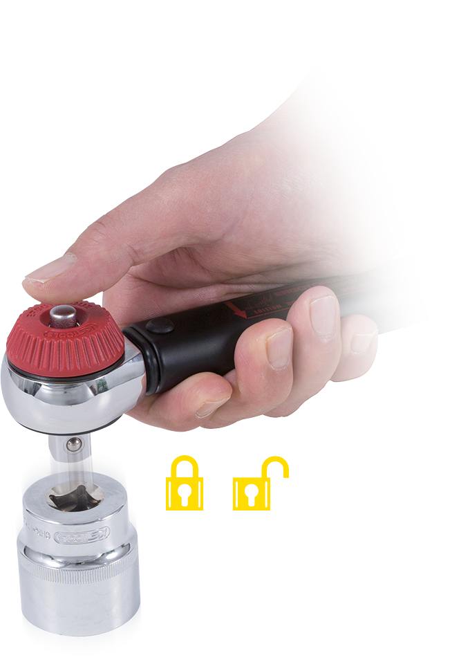 KS Tools 1/2" Drehmomentschlüssel 40-200 Nm mit Quick-Lock
