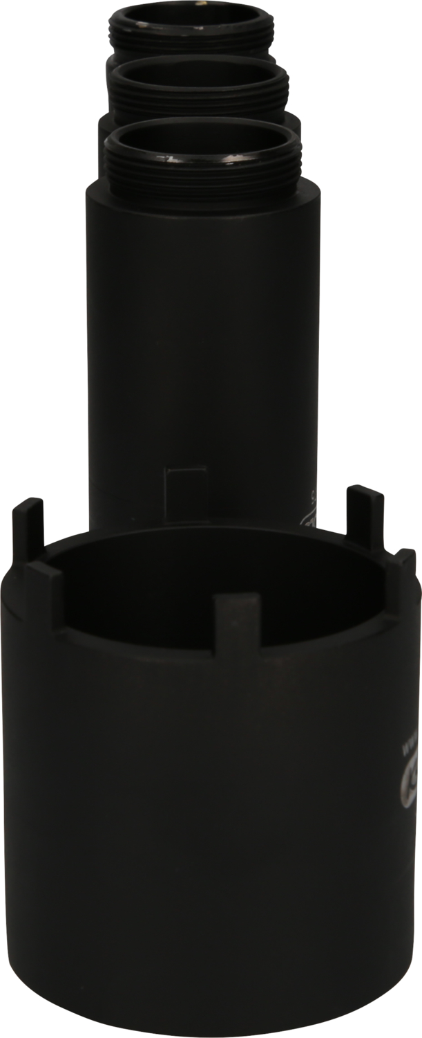 KS Tools Nutmuttern-Schlüssel-Satz mit 3 Führungsrohren für Mercedes, Ø 63 mm, 4-tlg