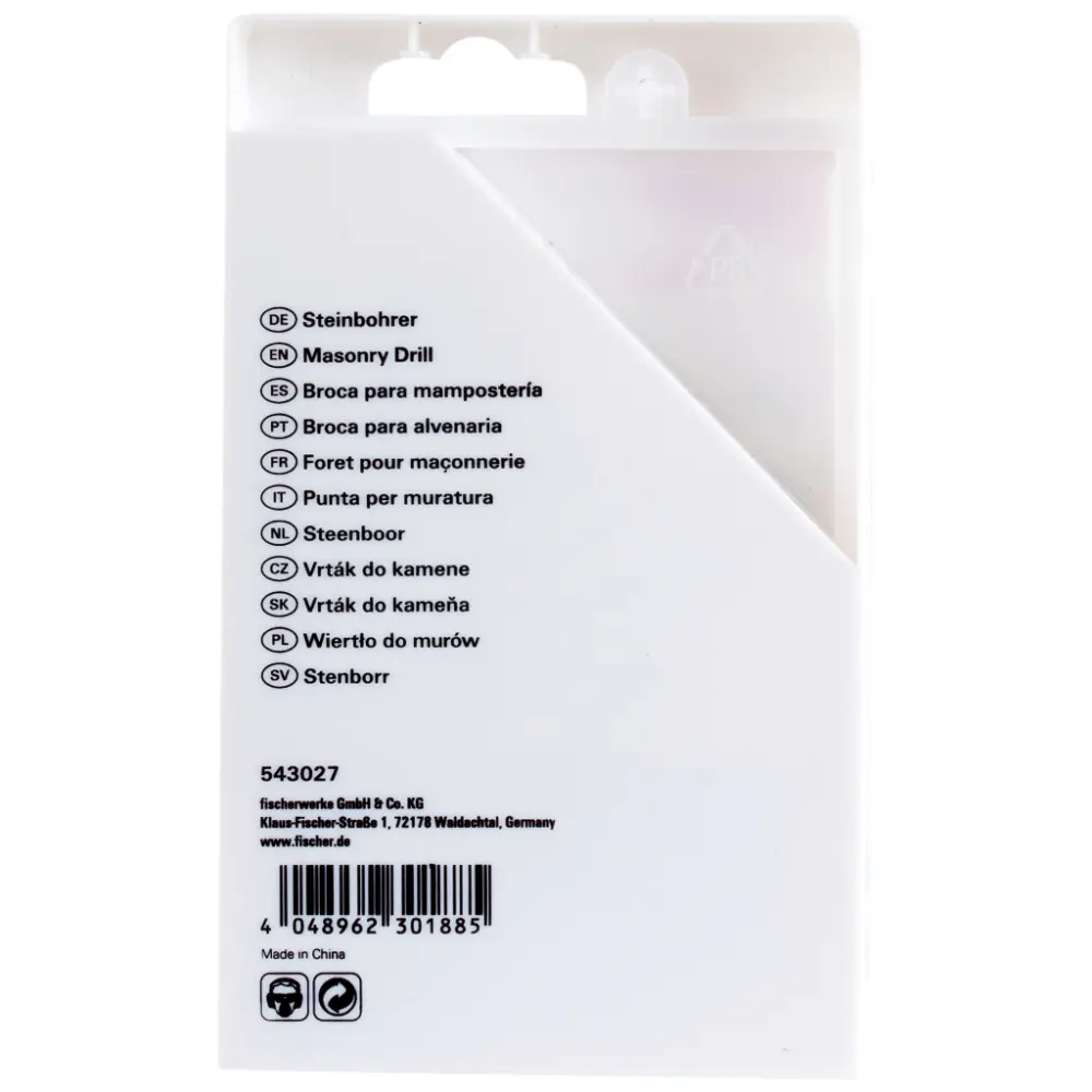 Fischer Steinbohrer D-S Set 3-10mm (8)