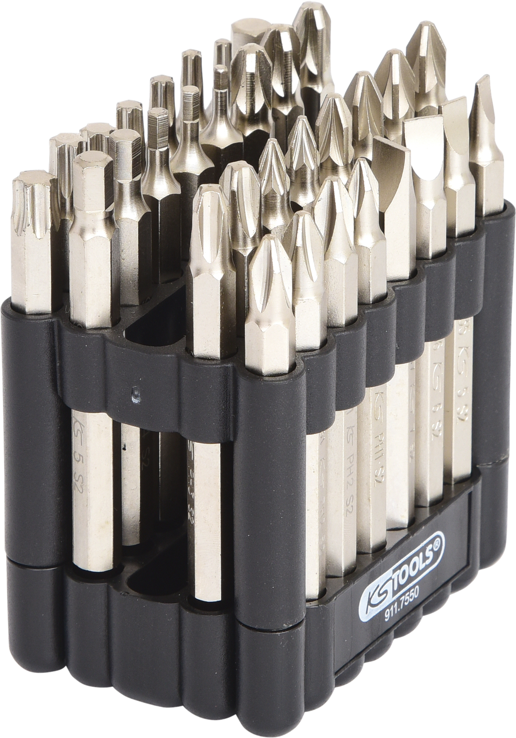 KS Tools 1/4" Bit-Satz, 75mm, 32-tlg