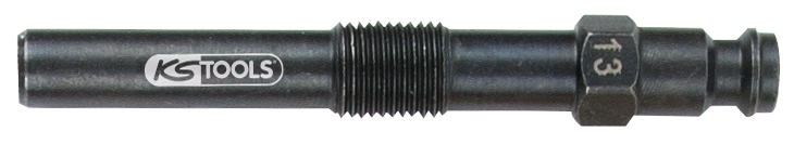 KS Tools Glühkerzen Adapter, M10x1,0 mit Außengewinde, Länge 74 mm