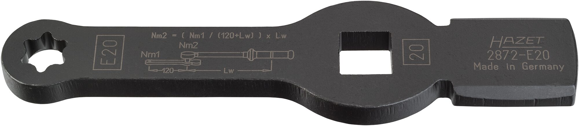 HAZET TORX® Schlag-Schlüssel mit 2 Schlagflächen 