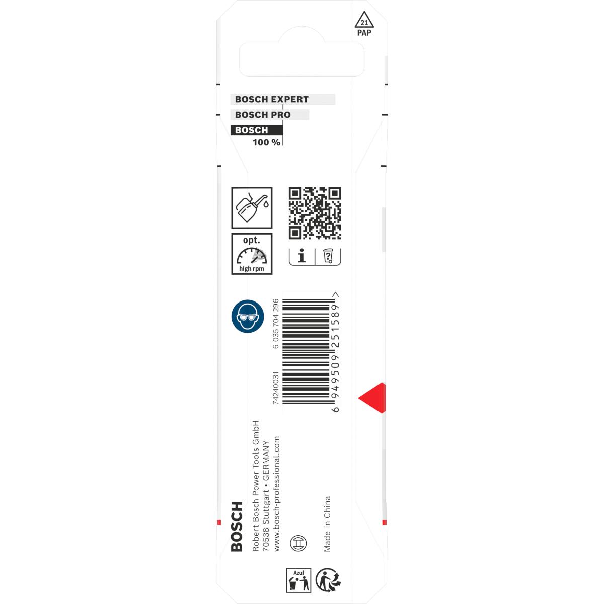 Bosch Metal HSS Spiralbohrer, 3,2 x 36 x 65 mm, CYL-Schaft, 2-Stück