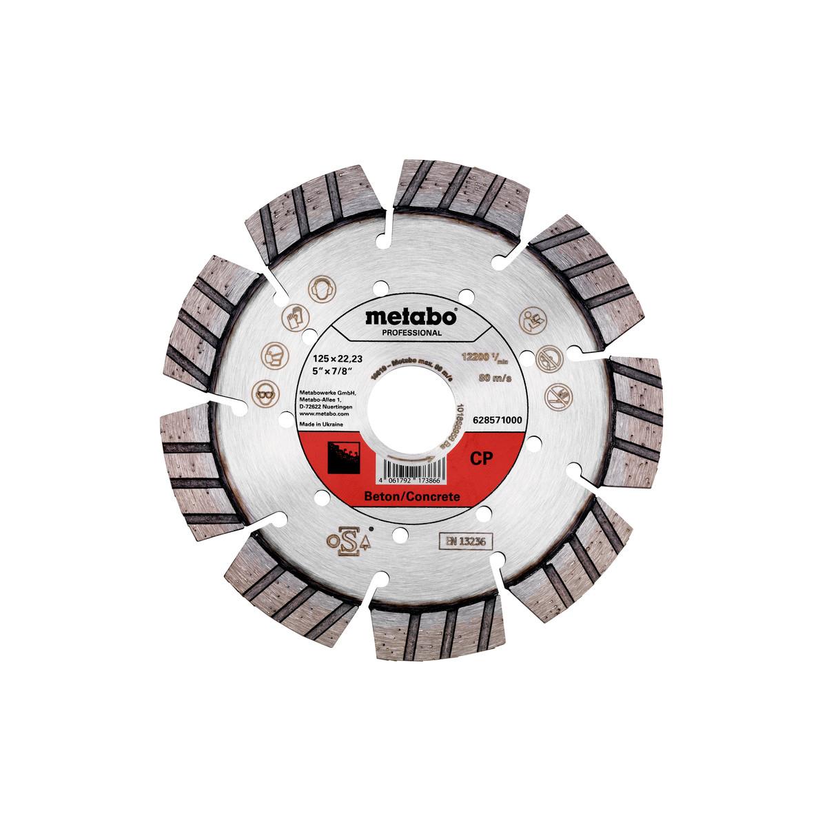 Metabo Diamanttrennscheibe CP, Beton professional