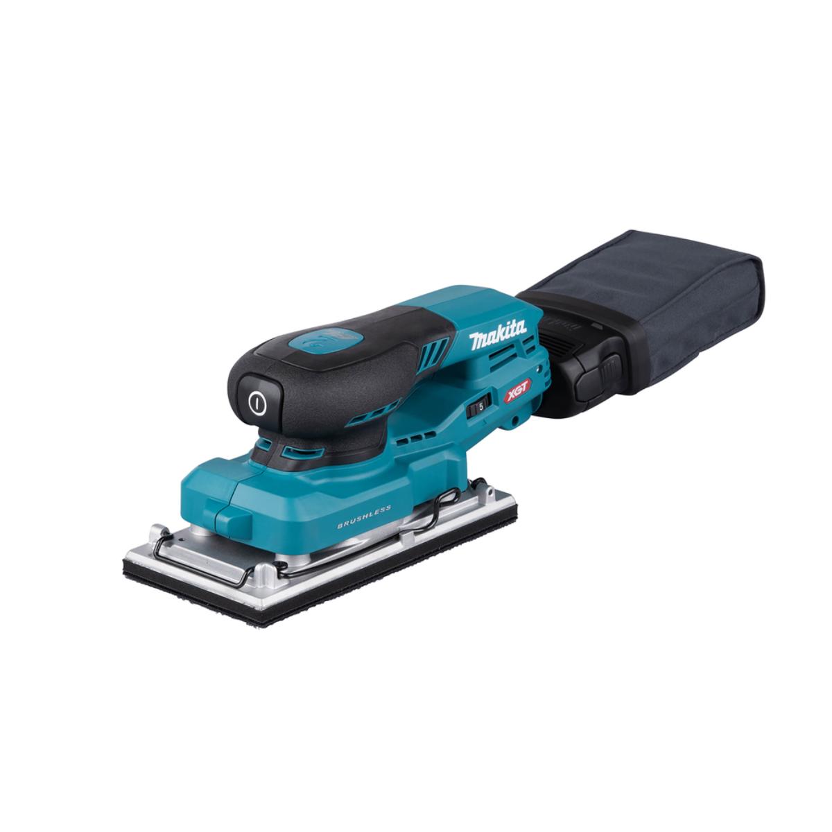 Makita Akku-Schwingschleifer XGT, Connector, 93x185 mm, 6.000 - 12.000 min(-1), 2,0 mm Hub, 1,6 m Kabel