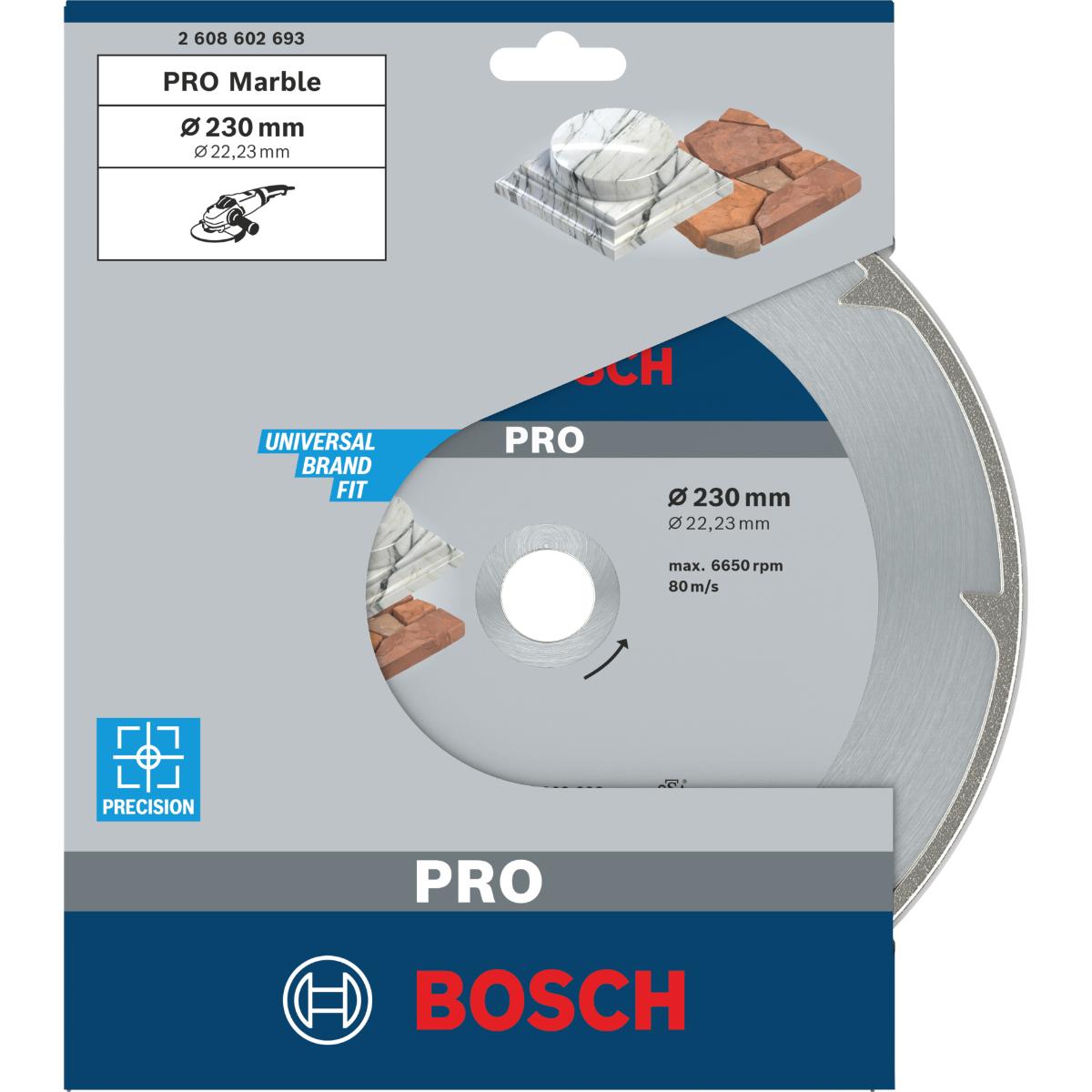 Bosch PRO Diamanttrennscheibe Best for Marble