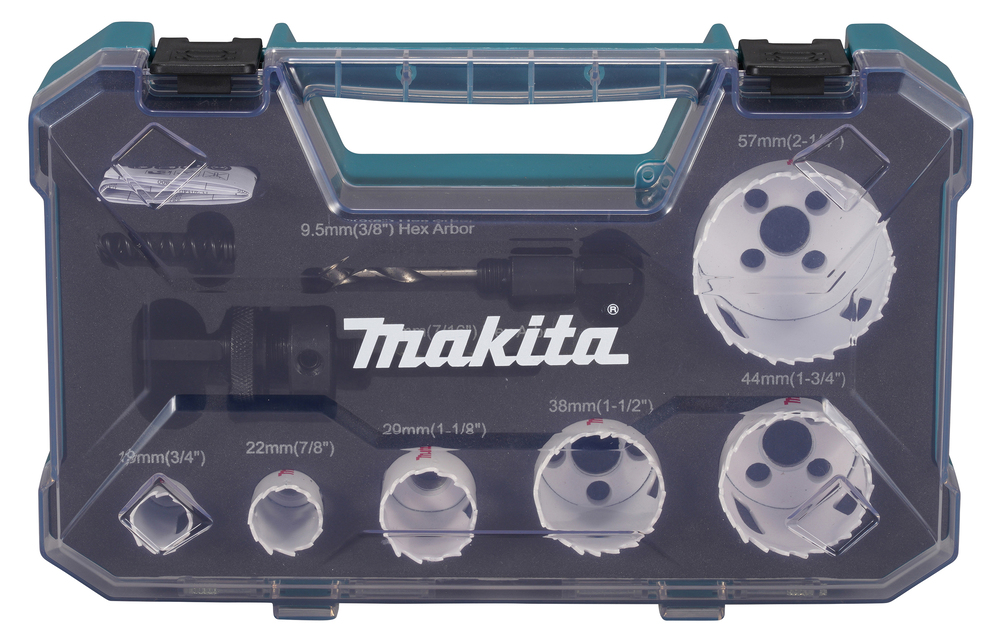 Makita HSS BiM Lochsägen Sanitär-Set Ø 19-57mm - Schnitttiefe 38mm - D-47117