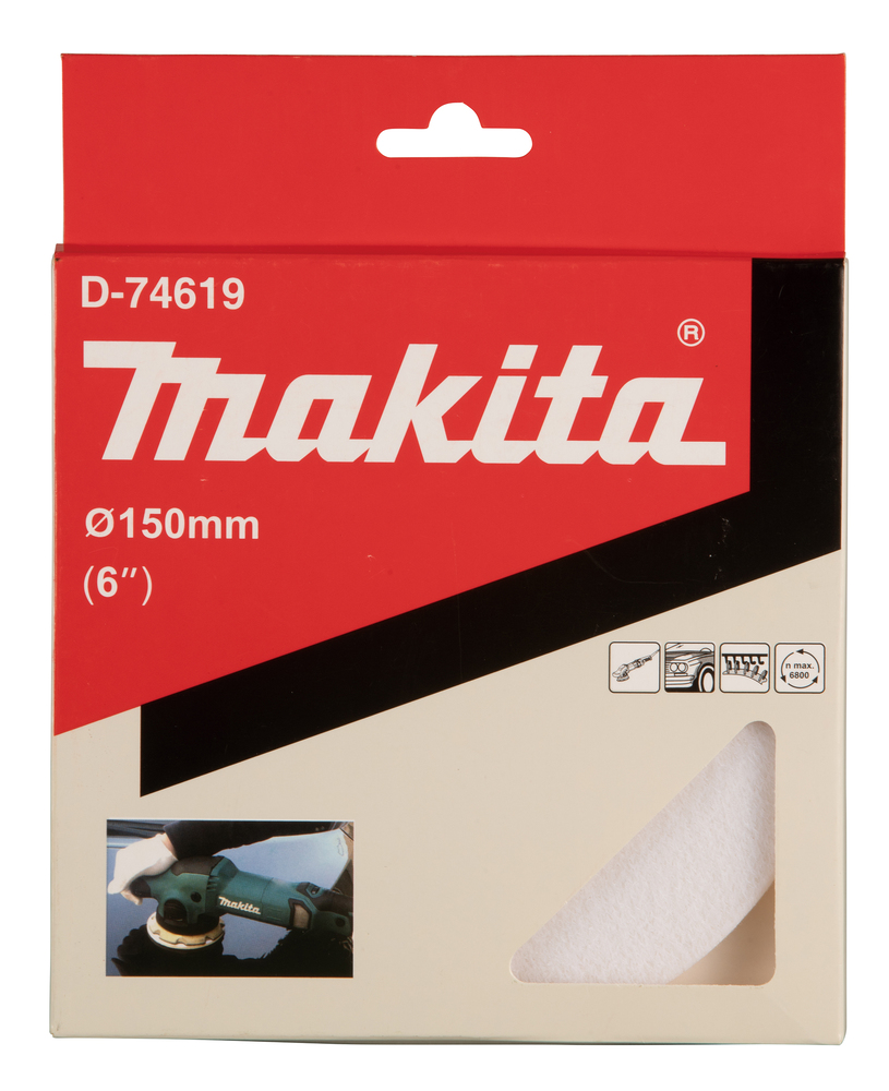 Makita Filzpad Klett, 150 mm - D-74619