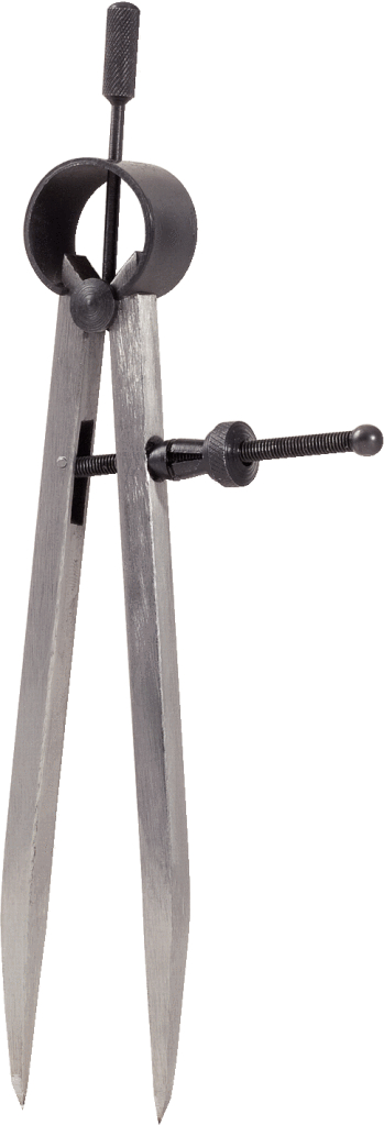 KS Tools Präzisions-Feder-Spitzzirkel