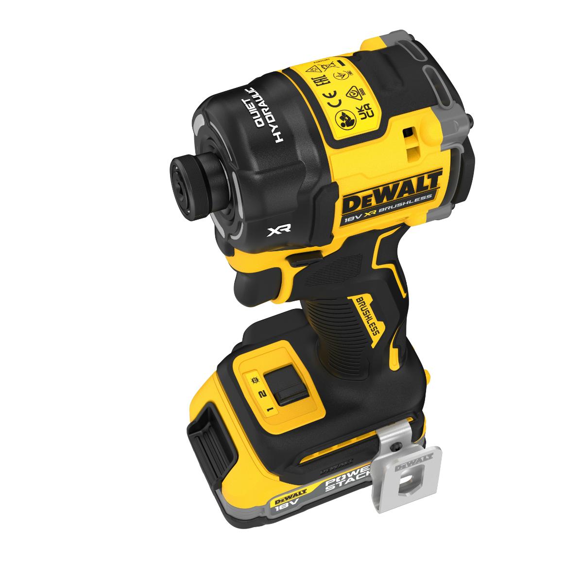 DEWALT Hydraulischer Akku-Schlagschschrauber 1/4" 18V/1,7Ah