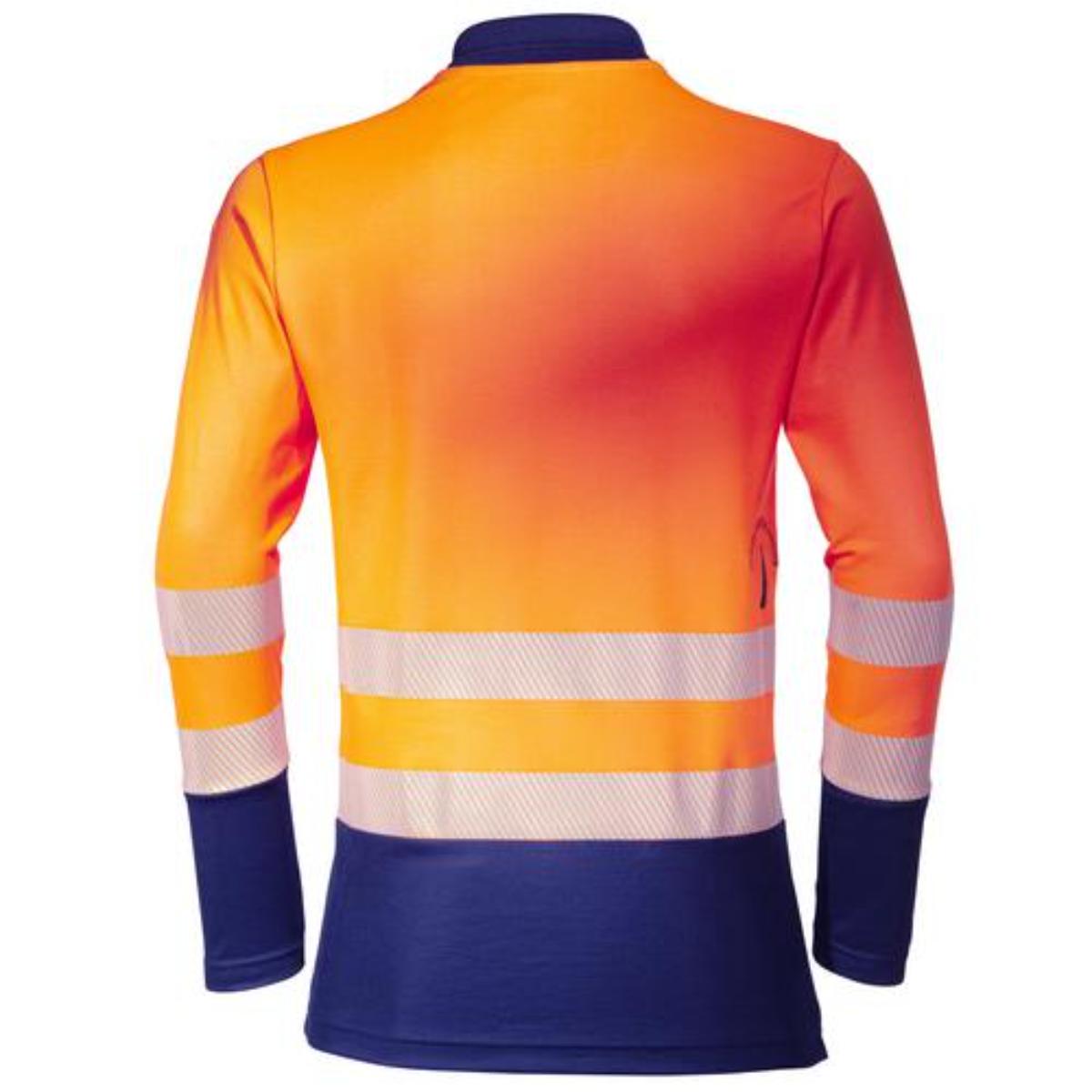uvex suXXeed construction Poloshirt Langarm Warnfarben