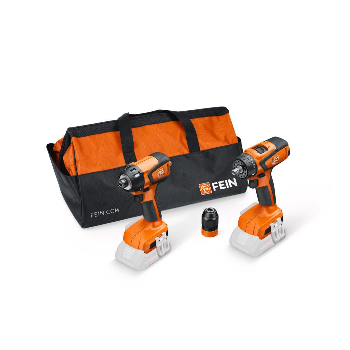 Fein Vorteils-Combo Akku-Schlagschrauber ASCD 18-200 W4 & Akku-Bohrschraube