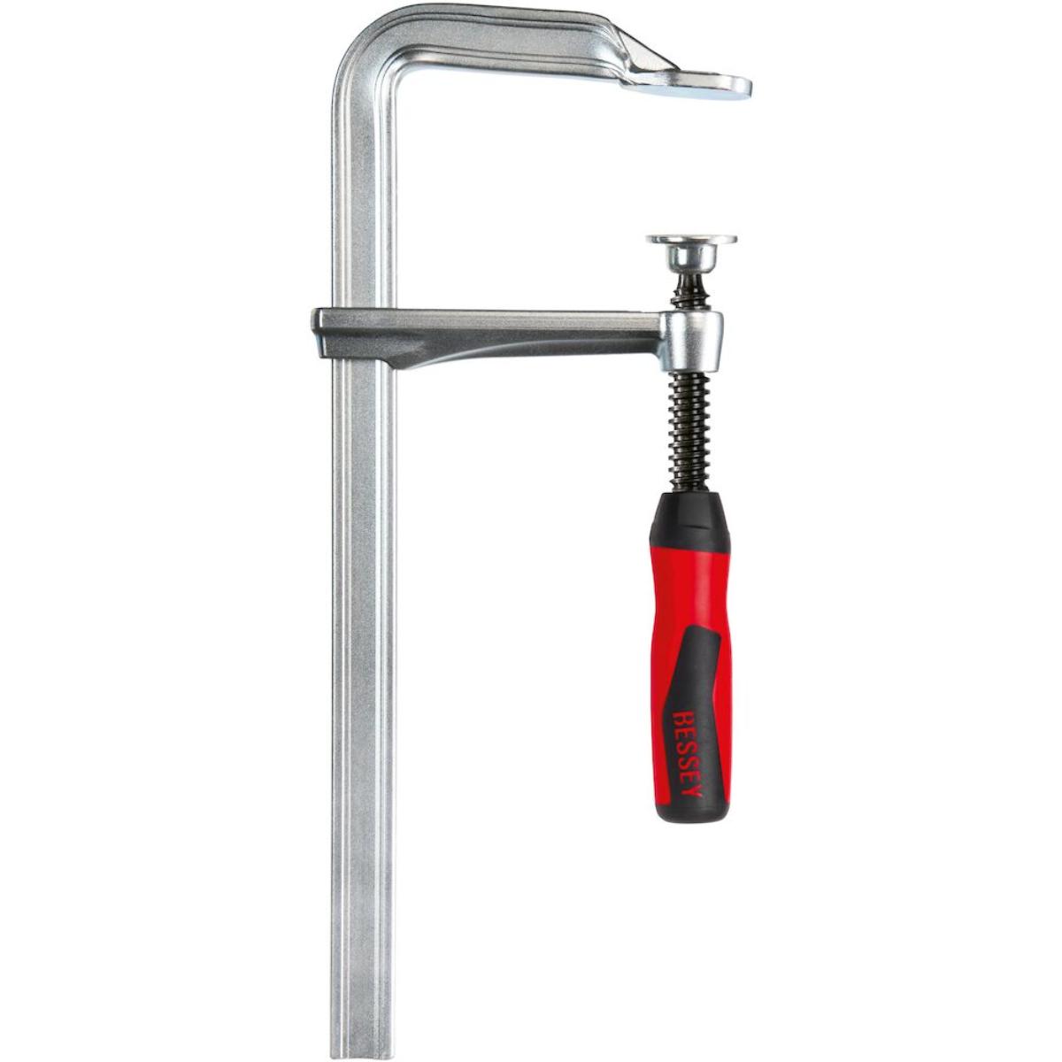 Bessey Original Ganzstahl-Schraubzwinge GZ mit 2-Komponenten-Kunststoffgriff