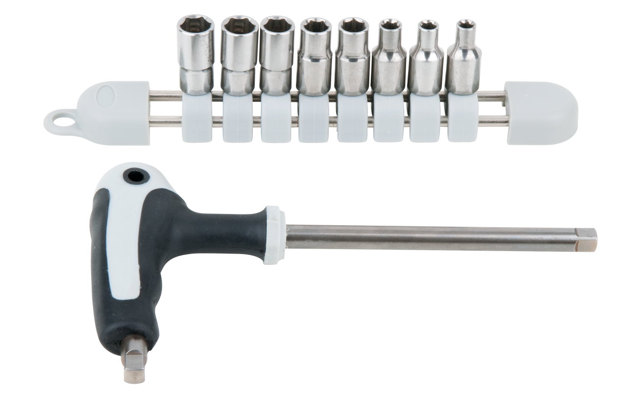 KS Tools EDELSTAHL Steckschlüssel-Satz, 9-tlg