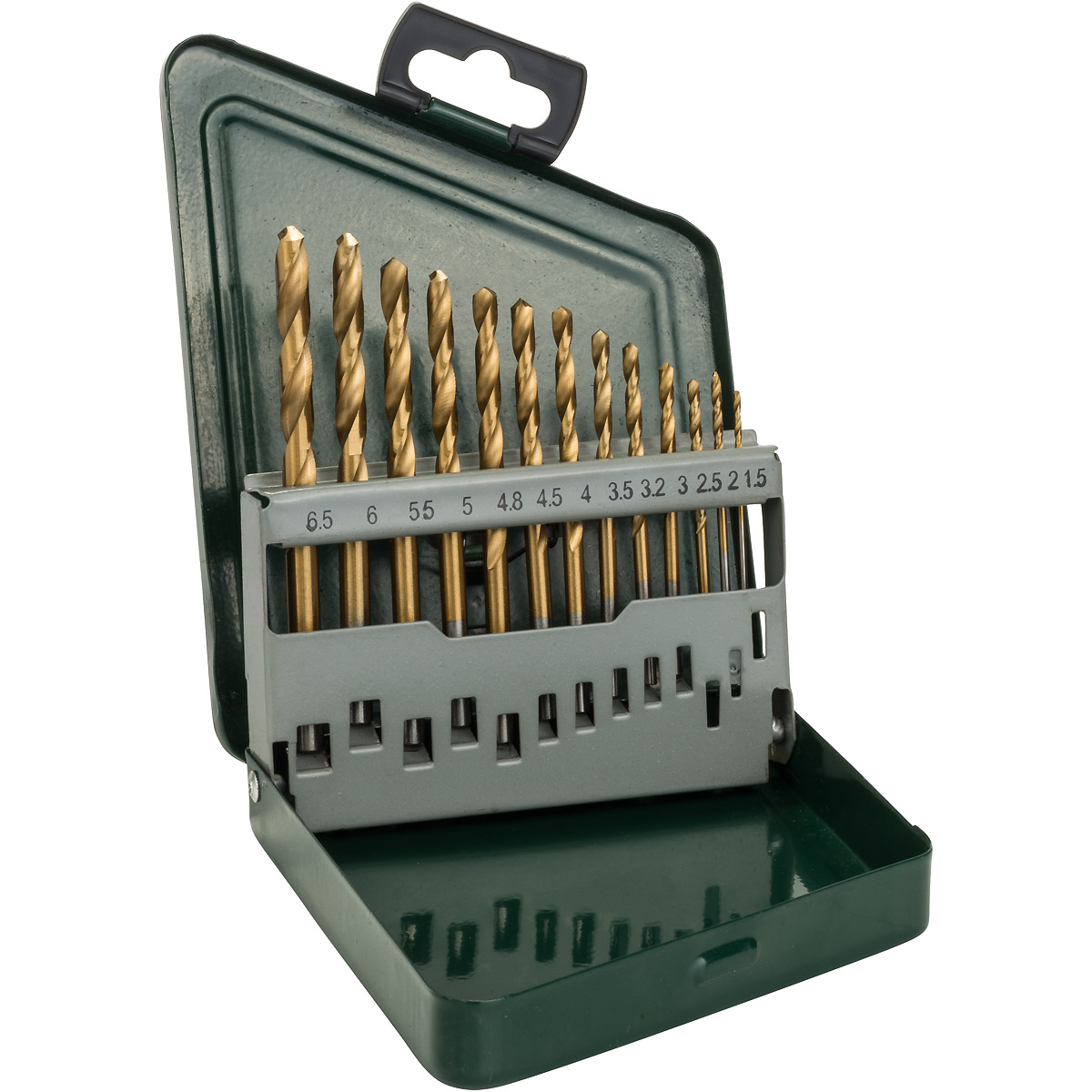 Bosch Metallbohrer-Set HSS-TiN, 13-teilig, 1,5 - 6,5 mm