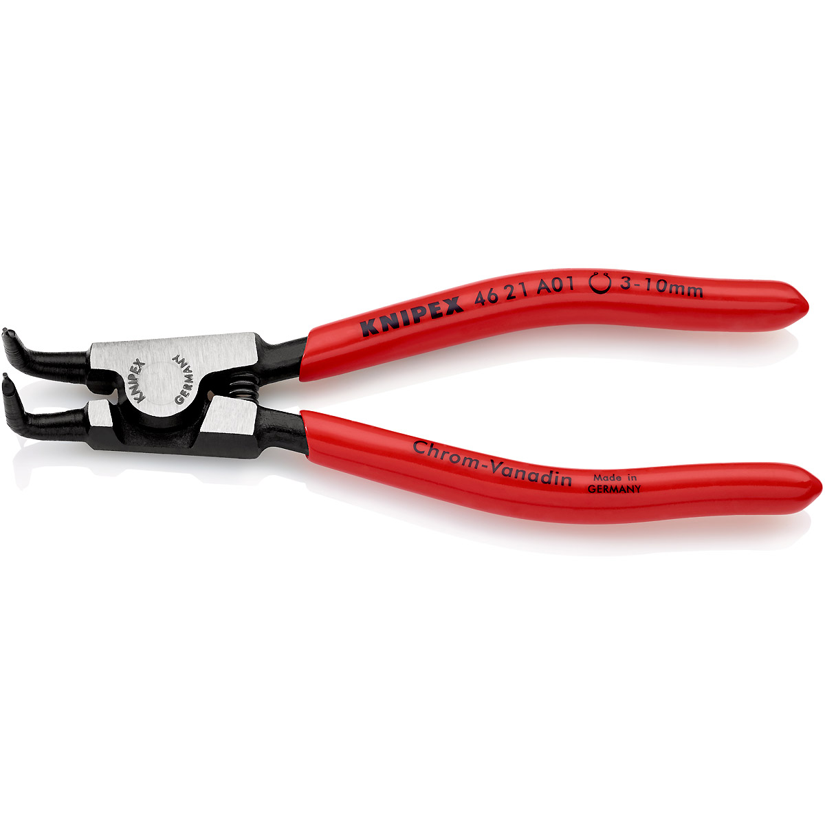 KNIPEX Sicherungsringzange atramentiert angewinkelt