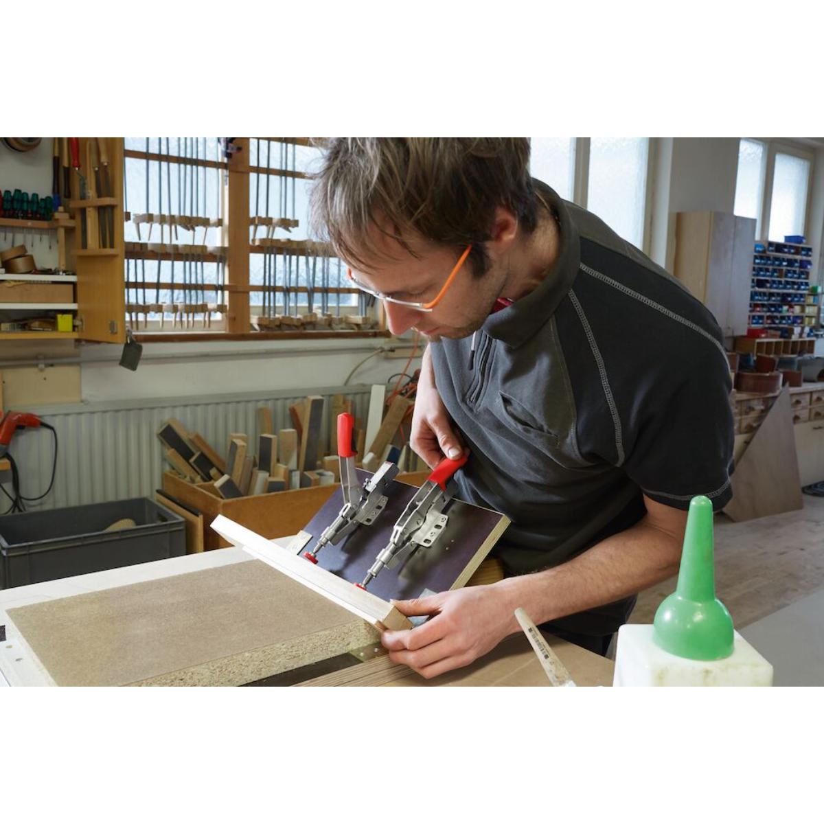 Bessey Schubstangenspanner mit waagrechter Grundplatte STC-IHH