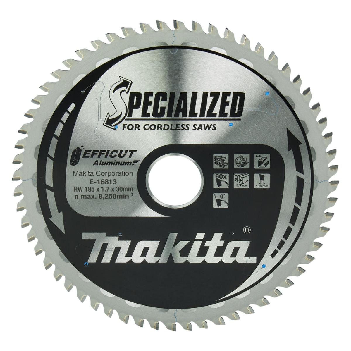 Makita EFFICUT Sägeblatt 185x30x60 Aluminium - E-16813