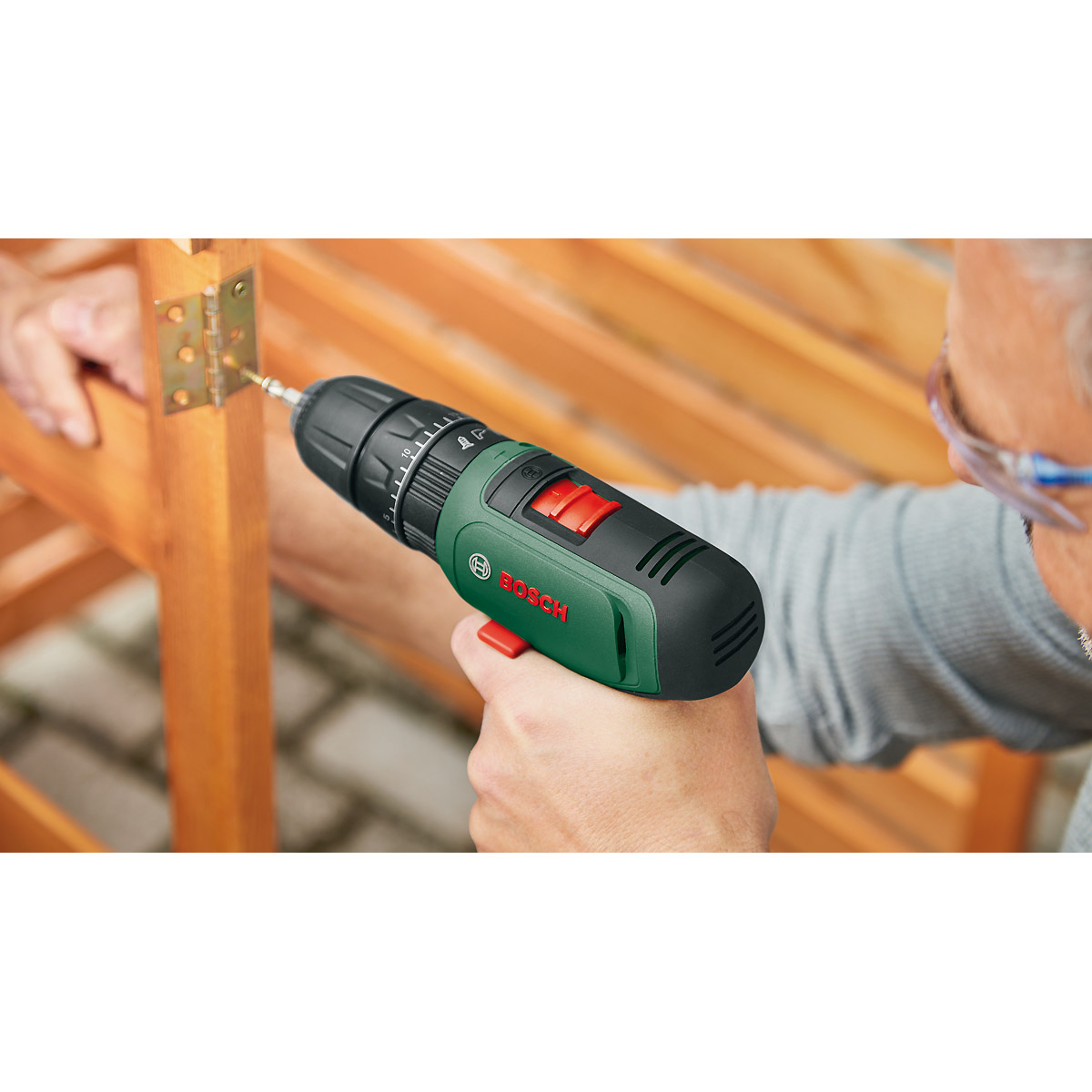 Bosch Akku-Zweigang-Schlagbohrschrauber EasyImpact 1200 mit 1x Akkupack, Ladegerät