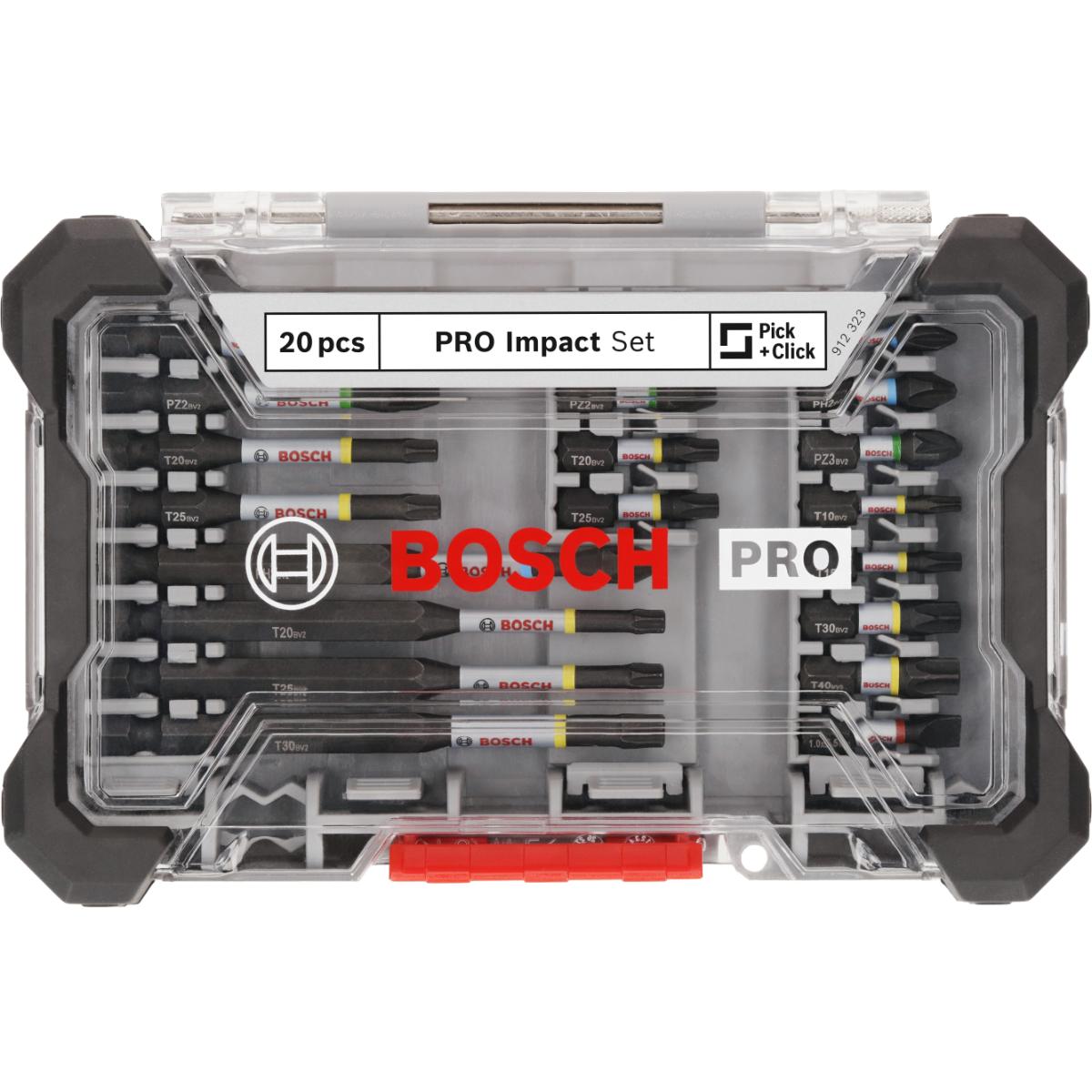Bosch PRO Impact Schrauberbit, 20-teiliges Set