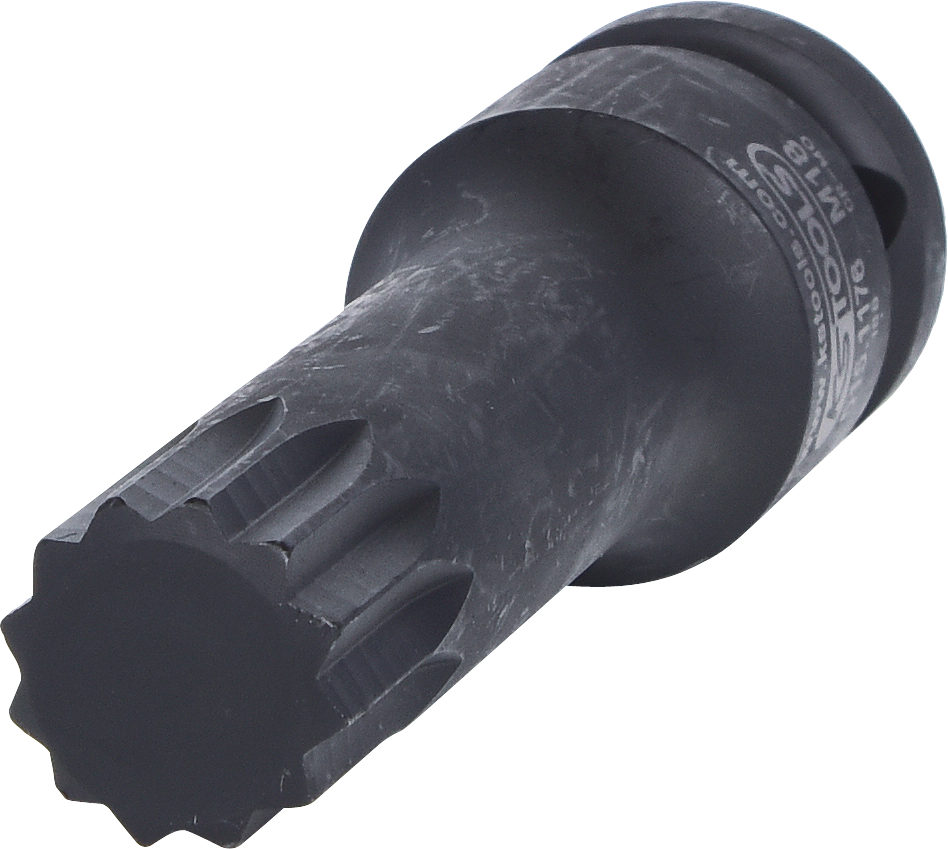 KS Tools 1/2" Kraft-Bit-Stecknuss XZN,lang