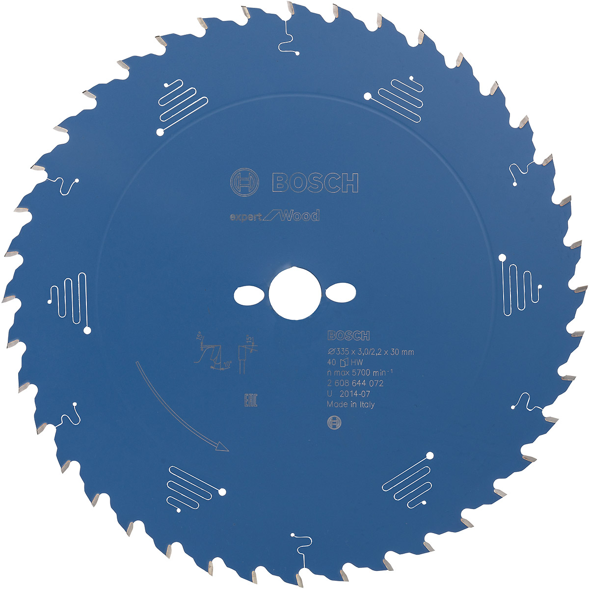 Bosch Kreissägeblatt Expert for Wood ø 335 mm