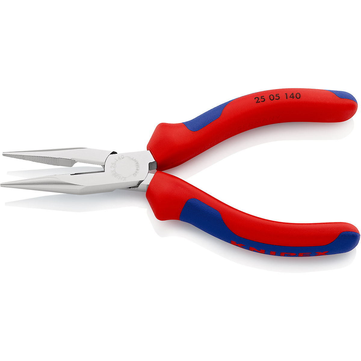 KNIPEX Flachrundzange mit Schneide (Radiozange)