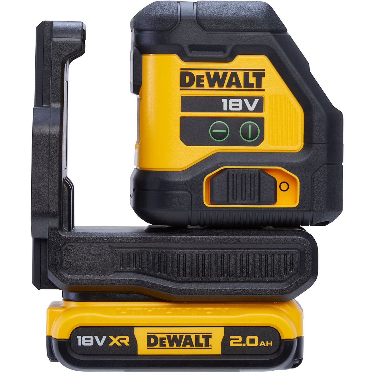 DEWALT Akku-Kreuzlinienlaser Compact 18V grün + Akku + Schnellladegerät