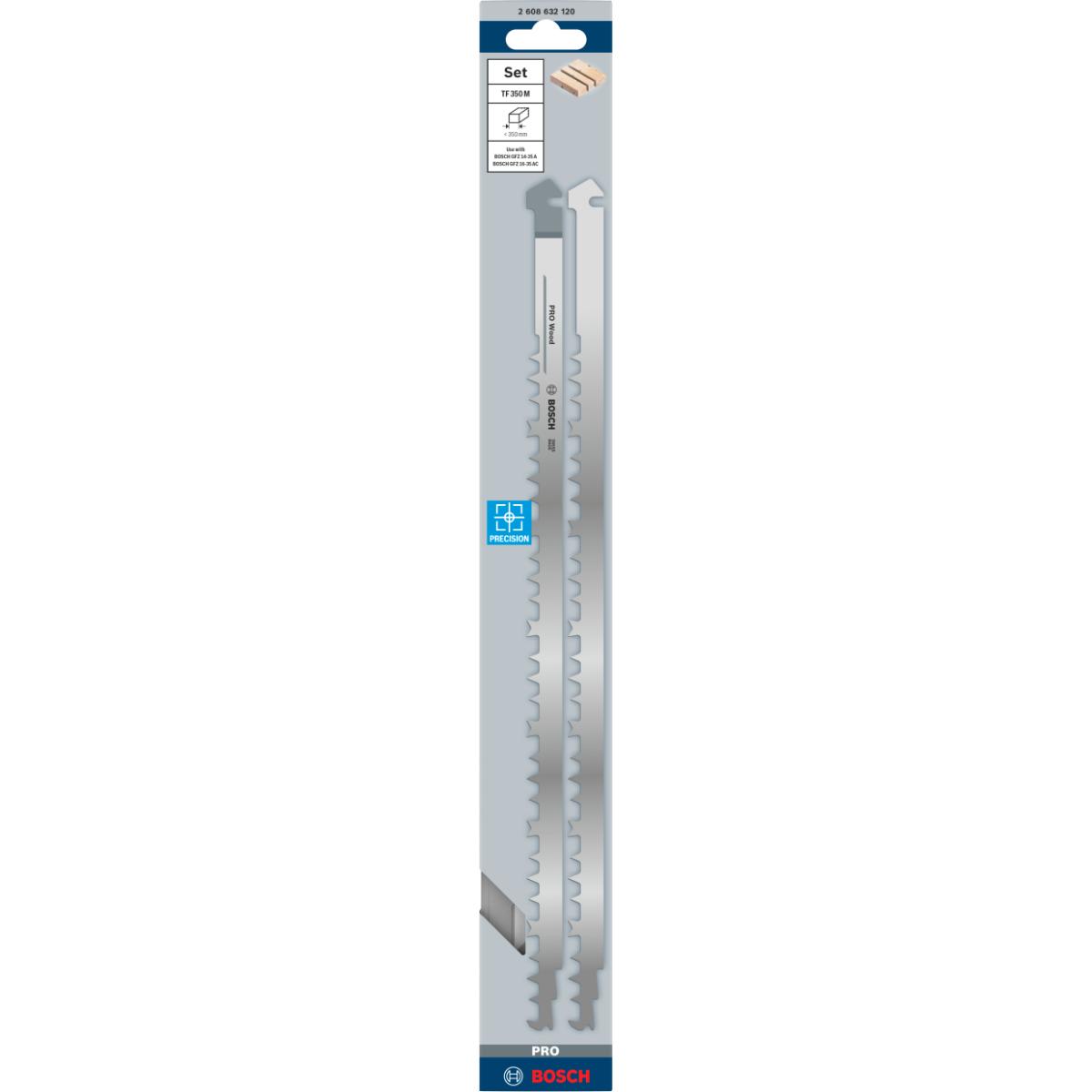 Bosch PRO Sägeblattsatz TF 350 M, HCS, 2-teilig, für Holz