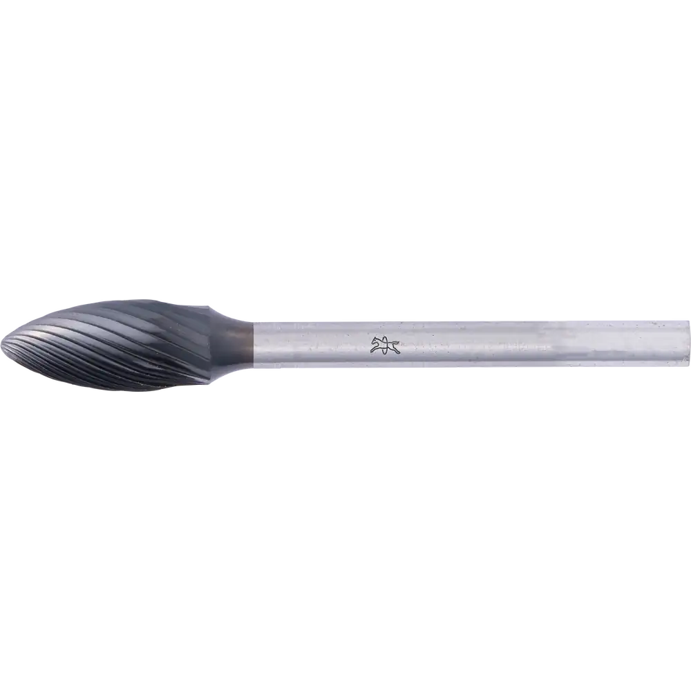 PFERD TOOLS Hartmetall Hochleistungsfrässtift Flamme B Ø 06x13mm Schaft-Ø 3mm Z5 HICOAT beschichtet universal fein