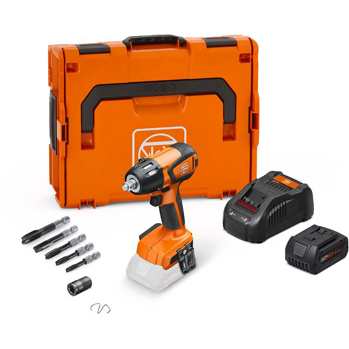 Fein Akku-Schlagschrauber im Anwender-Set ASCD 18-300 W2 AS Impact-tapping-top Set