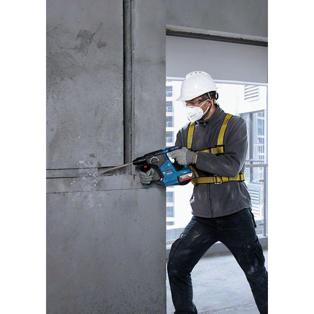 Bosch Akku-Bohrhammer mit SDS plus GBH 18V-24 C Solo