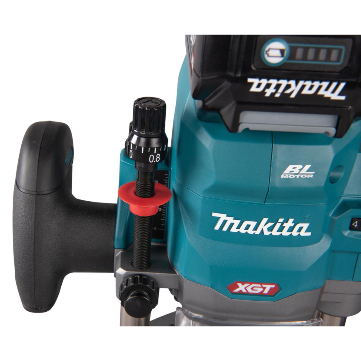 Makita Akku-Oberfräse XGT - 40V max. 12 mm - 8.000-25.000 U/min - RP001GZ