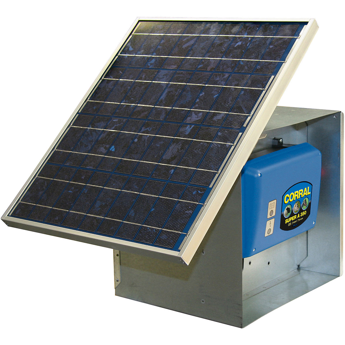 Kerbl Solarmodul inkl. Halterung und Laderegler