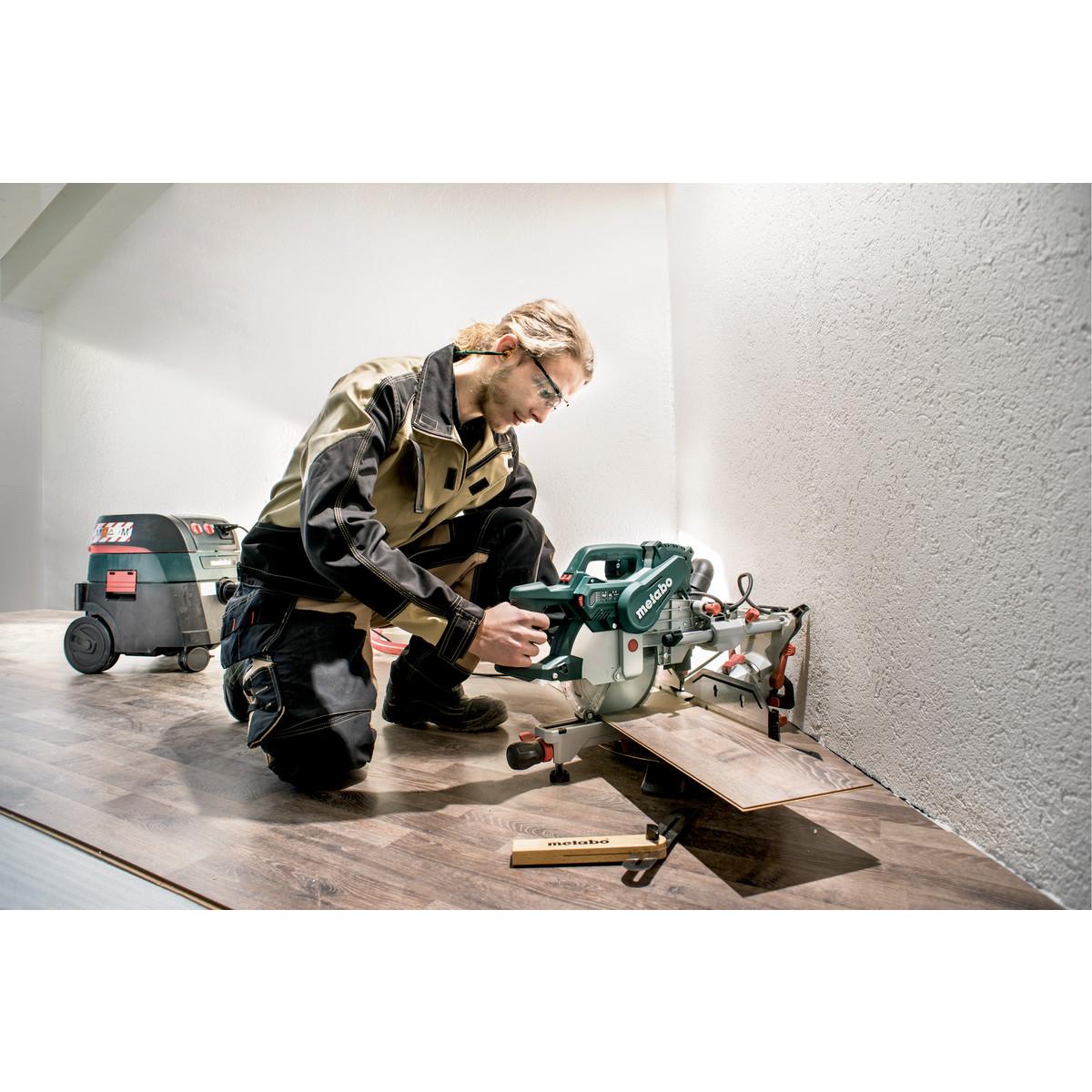 Metabo Kappsäge KGSV 72 Xact SYM mit Zugfunktion und symmetrisch verstellbarem Anschlagsystem - Kart