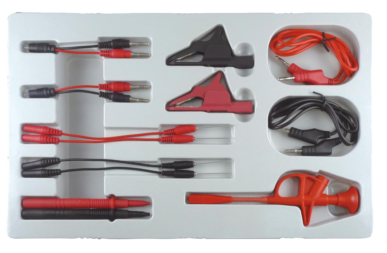 KS Tools 12-24V Diagnose Prüf- und Mess-Kabel-Satz, 13-tlg