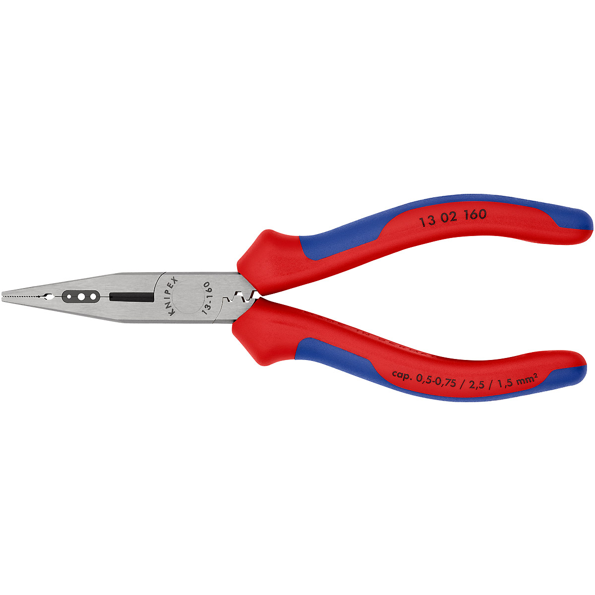 KNIPEX Verdrahtungszange atramentiert